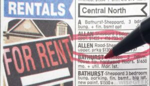 rental-list-in-newspaper-with-red-circle