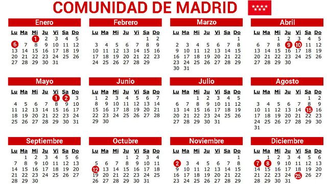 calendario laboral 2020