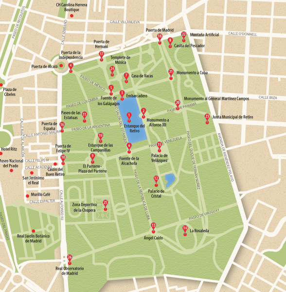 What to See in El Retiro Park