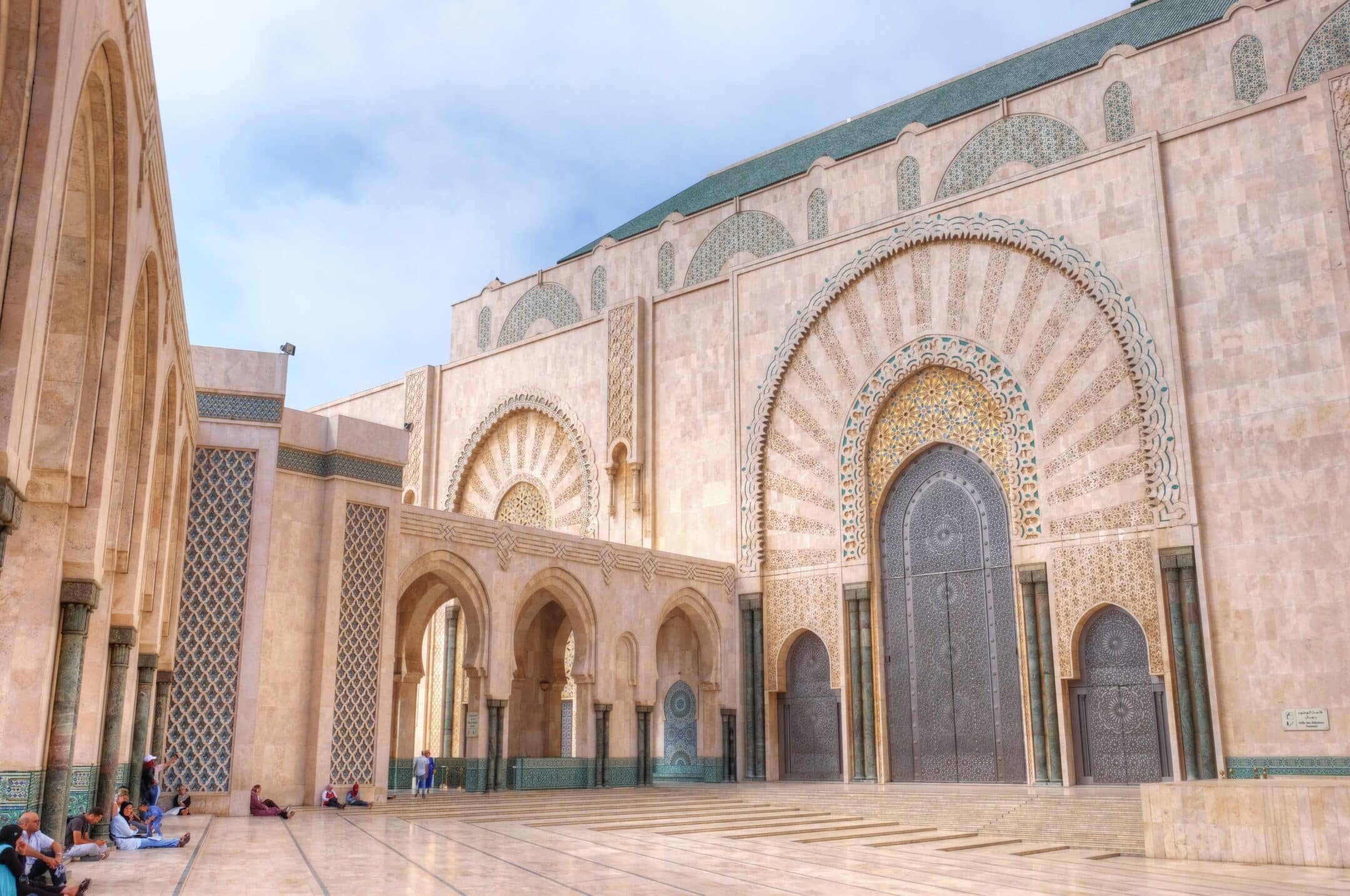 Travel to Morocco - Hassan II Mosque Casablanca outside