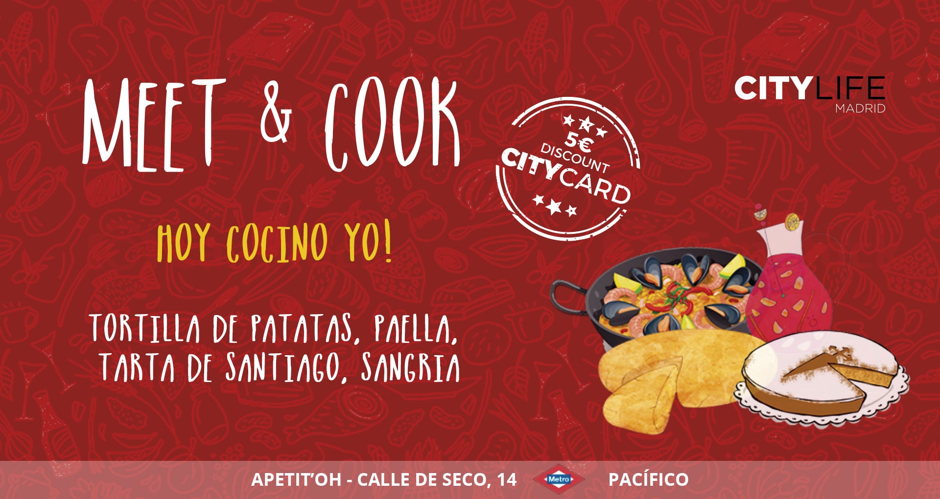 MEET & COOK: Hoy cocino yo - TEST