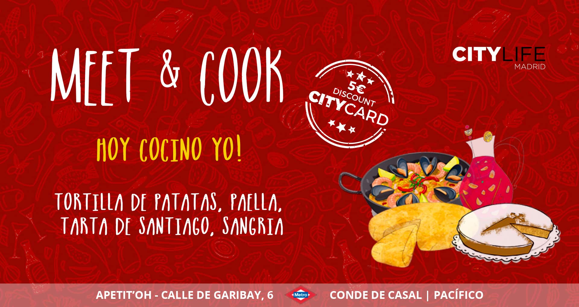 MEET & COOK: Hoy cocino yo - Traditional Spanish Dishes & Sangría!