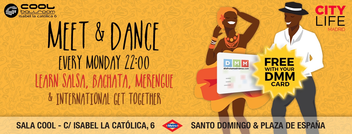 MEET & DANCE - Learn Salsa, Bachata, Merengue & International Get-Together!