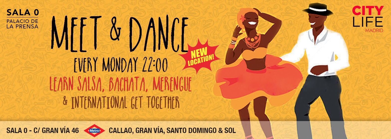 MEET & DANCE - Learn Salsa, Bachata, Merengue & International Get-Together!