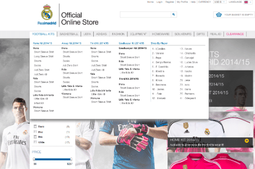 real madrid official online store