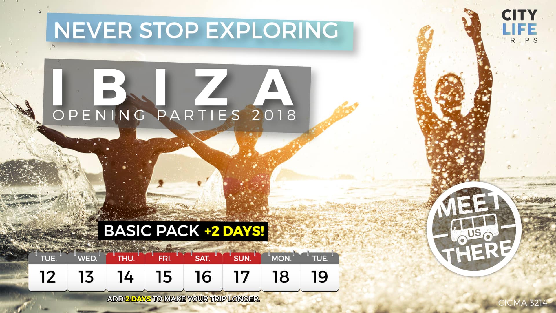 Ibiza – Opening Parties 2018 + 2 Extra Days (Meet us There)