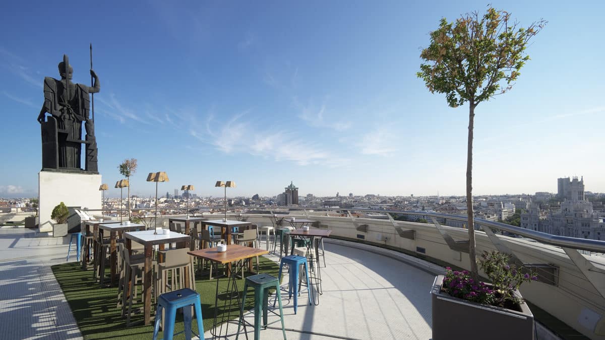 Gourmet Experience - Rooftop bar in Madrid